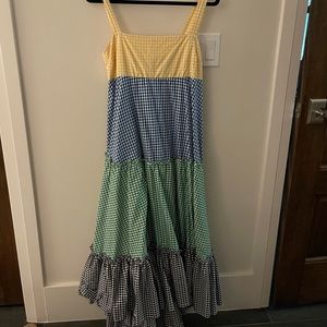 Anthropologie checkered layered dress NEVER WORN